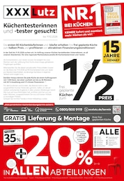 XXXLutz Prospekt für Niederkassel: "NR.1 BEI KÜCHEN", 4 Seiten, 03.10.2026 - 16.10.2026