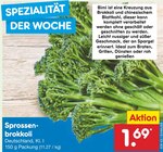 Kohl im Netto Marken-Discount Prospekt Sprossenbrokkoli im aktuellen Netto Marken-Discount Prospekt für 1,69 €