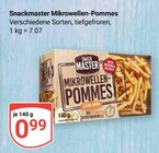 Mikrowellen-Pommes im Angebot bei GLOBUS in Castrop-Rauxel Mikrowellen-Pommes Angebote von Snackmaster bei GLOBUS Castrop-Rauxel für 0,99 €