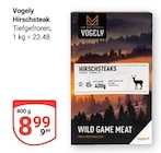 Hirschsteak im Angebot bei GLOBUS in Maintal Hirschsteak Angebote von Vogely bei GLOBUS Maintal für 8,99 €
