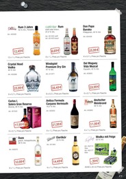 Wodka Angebot & Preis im aktuellen Hamberger Prospekt Wodka Angebot im aktuellen Hamberger Prospekt auf Seite 39