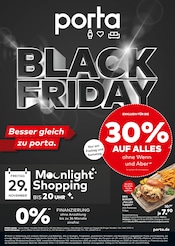 Aktueller porta Möbel Prospekt mit Black Week, "BLACK SALE", Seite 1