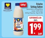 Aktuelles Frische Schlag-Sahne Angebot bei EDEKA in Ingolstadt ab 1,99 €