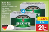 Biere Angebote von Beck's bei Netto Marken-Discount Cloppenburg für 21,00 €