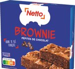 BROWNIE PÉPITES DE CHOCOLAT - NETTO dans le catalogue Netto