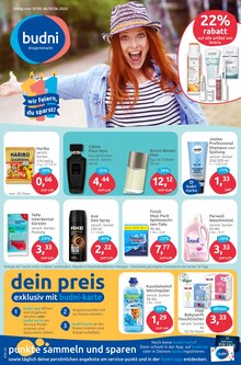Aktueller BUDNI Berlin Prospekt BUDNI Prospekt Berlin "wir feiern, du sparst!" mit 8 Seiten
