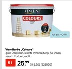 Wandfarbe „Colours“ Angebote von Vincent bei Hellweg Königswinter für 25,99 €