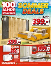 Schlafzimmer im Segmüller Prospekt in Bornheim Aktueller Segmüller Prospekt mit Schlafzimmer, "SEGMÜLLER Super Sommer", Seite 4