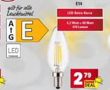 LED-Retro-Kerze E14 im Angebot bei E center in Darmstadt LED-Retro-Kerze E14 Angebote bei E center Darmstadt für 2,79 €