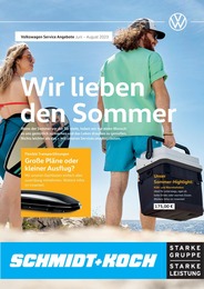 Volkswagen Prospekt "Wir lieben den Sommer" für Bremen, 1 Seite, 01.06.2023 - 31.08.2023