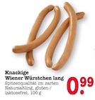Knackige Wiener Würstchen lang Angebote bei E center Mannheim für 0,99 €
