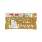 AMORA Cat Pouchbeutel Flowpack feine Mousse reich an Ente 4x100g 1 Stück Angebote von Amora bei Zookauf Voerde für 1,99 €