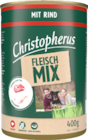 Fleischmix Hundenahrung mit Rind von Christopherus im aktuellen budni Prospekt