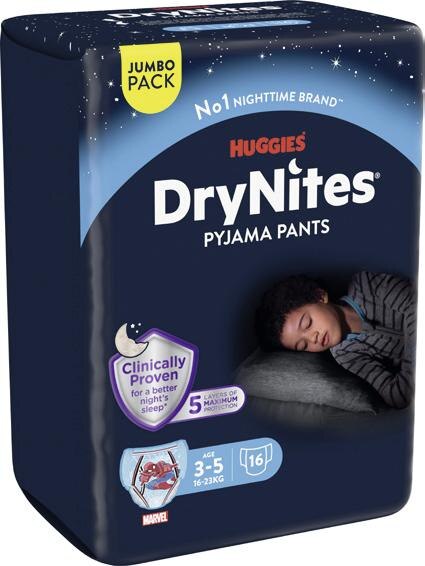 Promo Drynites sous-vêtement de nuit disney garçon 8-15 ans chez