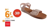 Sandale femme - TISSAIA - E.Leclerc Sandale femme - TISSAIA à 6,96 € dans le catalogue E.Leclerc
