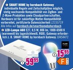 Smart Home Gateway oder LED-Lampe Angebote von SMART HOME by hornbach bei Hornbach Oberursel für 15,95 €