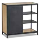 Rangement 1 porte coulissante oskar en promo chez But Ajaccio à 119,99 €