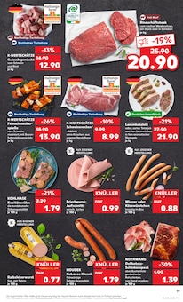 Käsewürstchen Angebot im aktuellen Kaufland Prospekt auf Seite 19