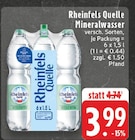 Mineralwasser im Angebot bei EDEKA in Gummersbach Mineralwasser Angebote von Rheinfels Quelle bei EDEKA Gummersbach für 3,99 €