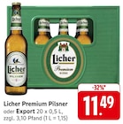 Premium Pilsner im Angebot bei EDEKA in Schlüchtern Premium Pilsner Angebote von Licher bei EDEKA Schlüchtern für 11,49 €
