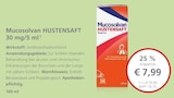 HUSTENSAFT 30 mg/5 ml bei LINDA Premiumapotheke im Prospekt "" für 7,99 €