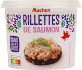 RILLETTES DE SAUMON AUCHAN - AUCHAN - Auchan Supermarché à Clermont-Ferrand RILLETTES DE SAUMON AUCHAN - AUCHAN en promo chez Auchan Supermarché Clermont-Ferrand à 4,62 €