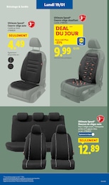 Prix et réduction Housse Siège Auto dans le prospectus Lidl en cours Offre Housse Siège Auto dans le catalogue Lidl du moment à la page 51