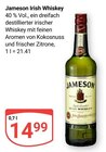 Irish Whiskey Angebote von Jameson bei GLOBUS Viersen für 14,99 €