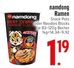 Ramen Snack Pots Angebote von namdong bei EDEKA Passau für 1,19 €