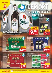Bier im Netto Marken-Discount Prospekt "Aktuelle Angebote" mit 51 Seiten (Zwickau)
