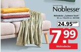 Wohndecke 'Cashmere Touch' Angebote von Noblesse bei Segmüller Kaufbeuren für 7,99 €