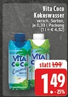 Kokoswasser im Angebot bei EDEKA in Troisdorf Kokoswasser Angebote von Vita Coco bei EDEKA Troisdorf für 1,49 €