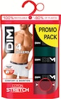Lot de 4 boxers coton stretch - DIM en promo chez Intermarché Super Toulon à 14,45 €