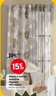 Rideau à œillets métallisé Mogador 140x260cm en promo chez Maxi Bazar Neuilly-sur-Marne à 15,99 €