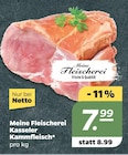 Kasseler Kammfleisch pro kg bei Netto mit dem Scottie im Ribnitz-Damgarten Prospekt für 7,99 €