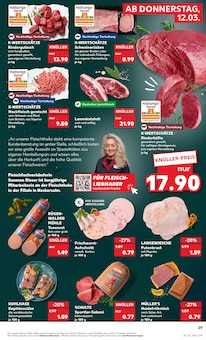 Rindfleisch im aktuellen Kaufland Prospekt (Leipzig) Rindfleisch im Kaufland Prospekt "Hier bin ich richtig" mit 66 Seiten (Leipzig)