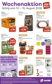 ZOO und Co. Zoohandlung Prospekt der aktuellen Woche mit 1 Seite, gültig von 10.08.2026 bis 16.08.2026, in Monschau und Umgebung Aktueller ZOO und Co. Zoohandlung Prospekt in Monschau und Umgebung, "Wochenaktion" mit 1 Seite, 10.08.2026 - 16.08.2026