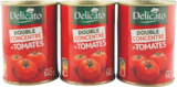 Double Concentré de Tomates - Delicato - Aldi Double Concentré de Tomates - Delicato à 1,99 € dans le catalogue Aldi