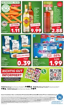 Havana Club im Kaufland Prospekt "Aktuelle Angebote" mit 58 Seiten (Bamberg)