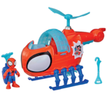 Hélico de l’équipe Spidey à JouéClub dans Gouesnou