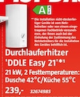 Durchlauferhitzer 'DDLE Easy 21' für 239,00 € bei BAUHAUS im Angebot Durchlauferhitzer 'DDLE Easy 21' im aktuellen BAUHAUS Prospekt