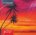 20 Serviettes décorées - Le Nappage en promo chez Intermarché 20 Serviettes décorées - Le Nappage dans le catalogue Intermarché