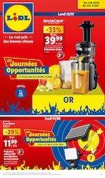 Prospectus Supermarchés de Lidl à Nieul-sur-Mer: "Les journées opportunités", 36 pages, 29/07/2024 - 01/08/2024