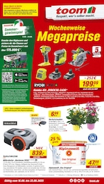toom Baumarkt Rasenmäher im Prospekt 