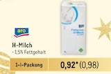 H-Milch Angebote von aro bei Metro Melle für 0,98 €