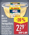 Sahne-Heringsfilets von Nadler im aktuellen ALDI Nord Prospekt