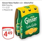 Natur Radler im Angebot bei GLOBUS in Wetzlar Natur Radler Angebote von Gösser bei GLOBUS Wetzlar für 4,49 €