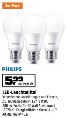 LED-Leuchtmittel bei OBI in Niederkassel LED-Leuchtmittel im Angebot bei OBI Niederkassel für 5,99 €