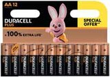 PILE PLUS 100% AA X12 - DURACELL en promo à 7,63 € chez Intermarché PILE PLUS 100% AA X12 - DURACELL dans le catalogue Intermarché