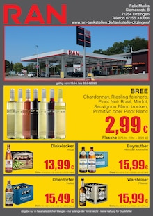 Warsteiner im RAN Prospekt "RAN" mit 2 Seiten (Ludwigsburg)